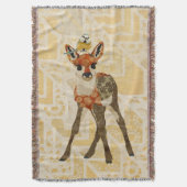ミイラは及び小さい鳥のブランケットじゃれつきます スローブランケット (正面縦)