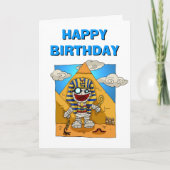 ミイラは挨拶状をからかいます カード (正面)