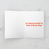 ミイラは挨拶状をからかいます カード (内部)