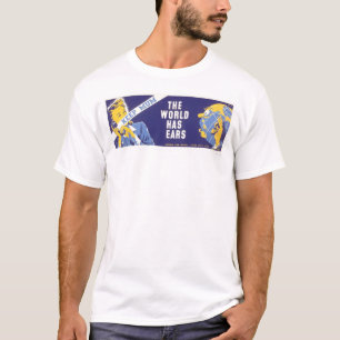 ミイラを保って下さい-世界に耳WPAがあります Tシャツ