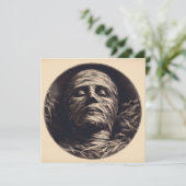 ミイラヴィンテージイラストレーション カード (スタンド正面)