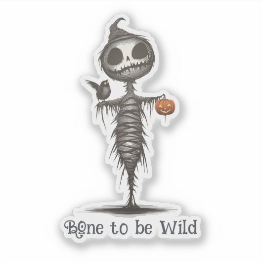 ミイラ不気味イかかし シール (正面)