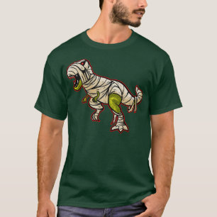 ミイラ包まれたムの衣装を着た包帯の恐竜 Tシャツ