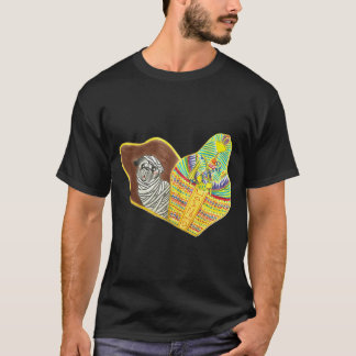 ミイラ化したパグ Tシャツ