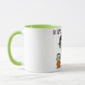 ミイラ化した怪物の父と息子 マグカップ (左)