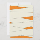 ミイラ化ハロウィーンinカボチャパーティの招待状 招待状 (裏面)