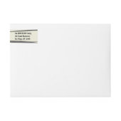 ミイラ化ハローウィンパーティ招待状 ラップアラウンドラベル (正面)