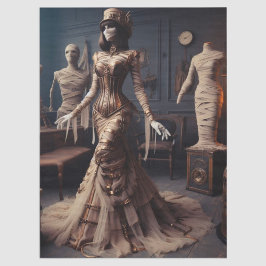 ミイラ女王スティームパンクビクトリアンゴシックの切り離し 薄葉紙