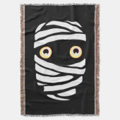ミイラ毛布おもしろいハロウィーンミイラ毛布デコ スローブランケット (正面縦)