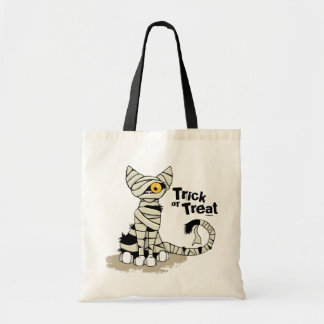 ミイラ猫のトリックオアトリート – ハロウィーンバッグ トートバッグ