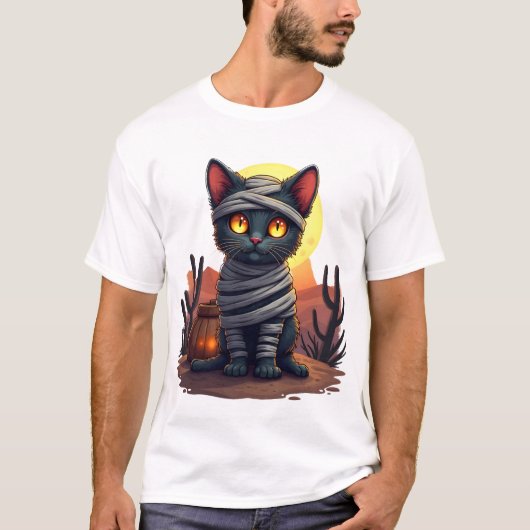 ミイラ猫マッドネス Tシャツ (正面)