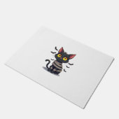 ミイラ猫子猫ハロウィン ドアマット (アングル)