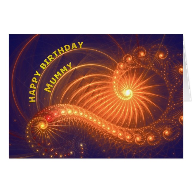 ミイラ用誕生日カード (正面横)