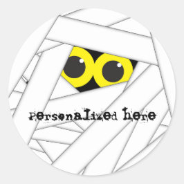 ミイラ衣装 ハロウィン パーソナライズ パーティー ステッカー