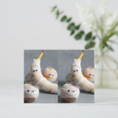 ****ミイラ集団ハロウィーン****はがき ポストカード (スタンド正面)