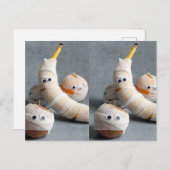 ****ミイラ集団ハロウィーン****はがき ポストカード (正面/裏面)