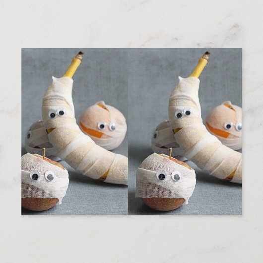 ****ミイラ集団ハロウィーン****はがき ポストカード (正面)