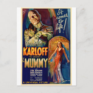 ミイラ1932年の映画 ポストカード
