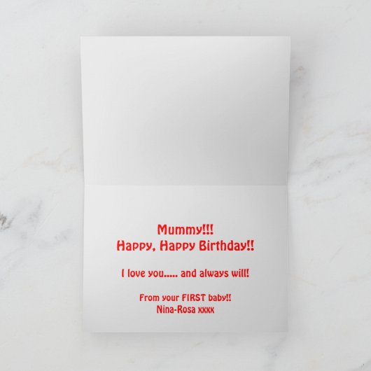 ミイラ2011年 カード (内部)