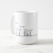 ミイラ コーヒーマグカップ (正面左)