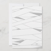 ミイラ |ハロウィーンのベビーシャワー サンキューカード (裏面)