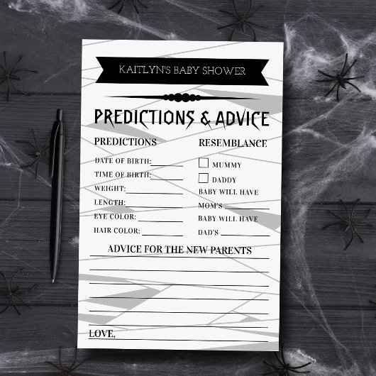 ミイラ |ハロウィーンベビーシャワーアドバイス