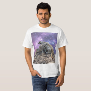 ミイラ・メルカットと彼女の子犬 Tシャツ