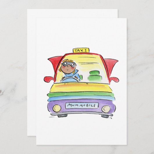 ミイラ 招待状 (正面/裏面)