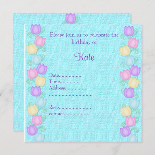 ミイラ 招待状 (正面/裏面)