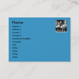 ミイラ! (青緑色) 名刺