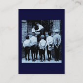 ミイラ! (青緑色) 名刺 (裏面)