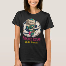 ミイラDia De Muertos – 死んだTシャツの日 Tシャツ