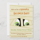 ミイ不気味ミーヘッドハローウィンパーティ招待状 招待状 (正面)