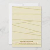 ミイ不気味ミーヘッドハローウィンパーティ招待状 招待状 (裏面)