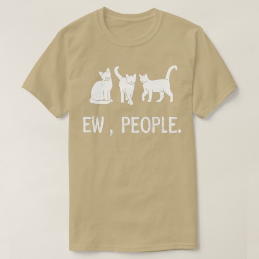 ミウおもしろい子猫黒猫ユーおもしろい、人々ミュー Tシャツ (デザイン正面)