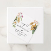 ミウスサンフラワー秋秋ベビーシャワーポップ・アートのIt フェイバータグ (インサイチュ)