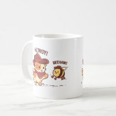 ミウディとビュー コーヒーマグカップ (正面左)