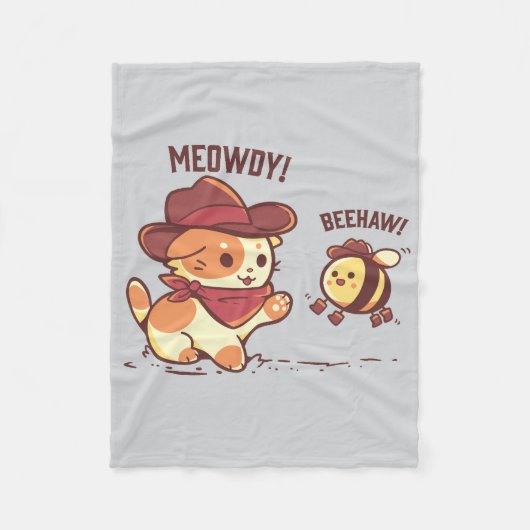 ミウディとビュー フリースブランケット (正面)