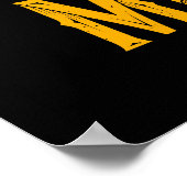 ミウディ！カウボーイおもしろいハットをかぶった国猫 ポスター (角)