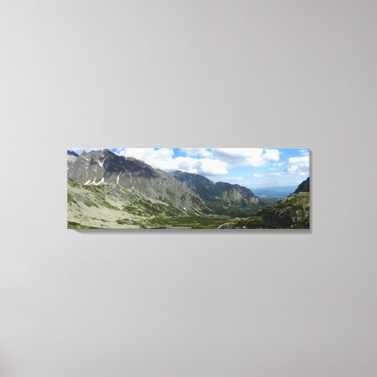 ミエグスゾウィエッカ渓谷ハイタトラ キャンバスプリント (正面)