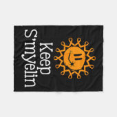 ミエリン多発性硬化症認識度Ms. フリースブランケット (正面(横))