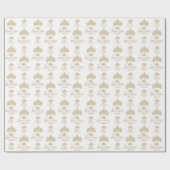 ミエレガントクリンスアノス金ゴールドティアラ ラッピングペーパー (フラット)