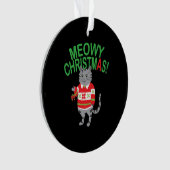 ミオウィキャットクリスマス オーナメント (正面)