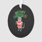 ミオウィキャットクリスマス オーナメント (正面)