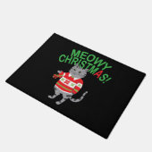 ミオウィキャットクリスマス ドアマット (アングル)