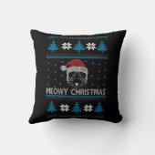 ミオウィクリスマスの醜いセーター クッション (裏面)