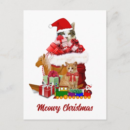 ミオウィクリスマスキャッツホリデー ポストカード (正面)