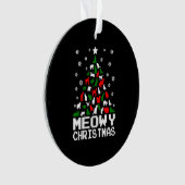 ミオウィクリスマスキャットの木が醜い オーナメント (正面)