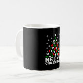 ミオウィクリスマスキャットの木が醜い コーヒーマグカップ (正面左)