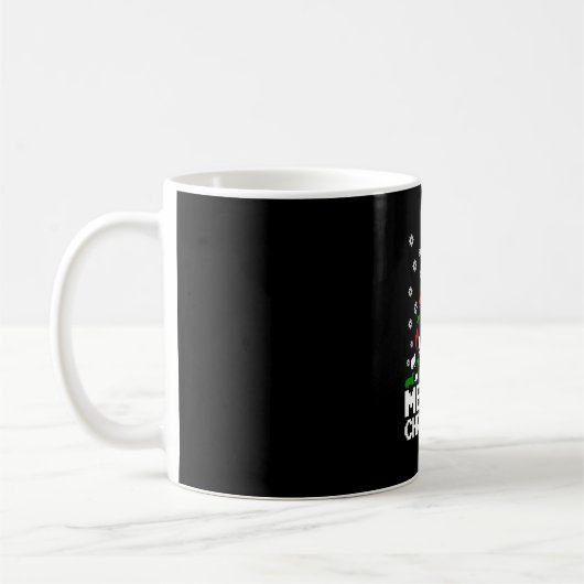ミオウィクリスマスキャットの木が醜い コーヒーマグカップ (左)